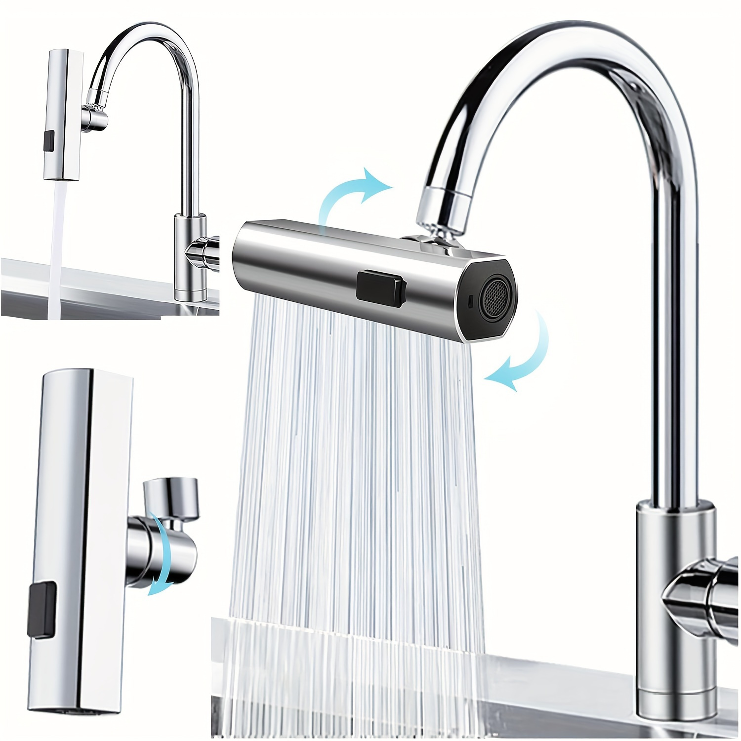 

- 360° Faucet - -controlled, , For , And Washing - Zinc Alloy , , , Centerset Mounting