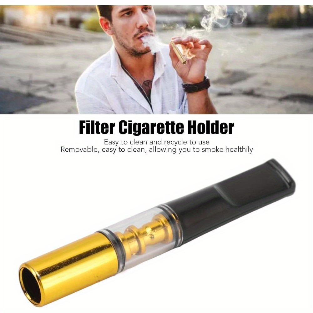 vape cigarette holder RATTRAY'S TUBY BLACK CIGARETTE HOLDER 6MM FILTER for NORMAL & SLIM  CIGARETTES