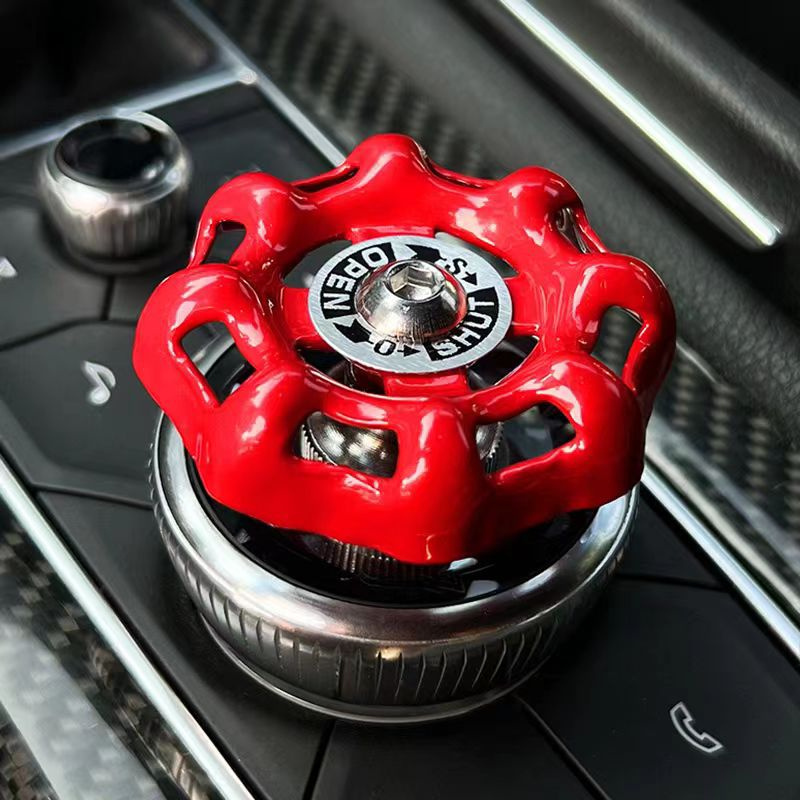 TEMU Bouton de commande de en alliage rétro- - démarrage à un bouton, autocollants intérieurs élégants, industrielles de vitesse, matériaux durables