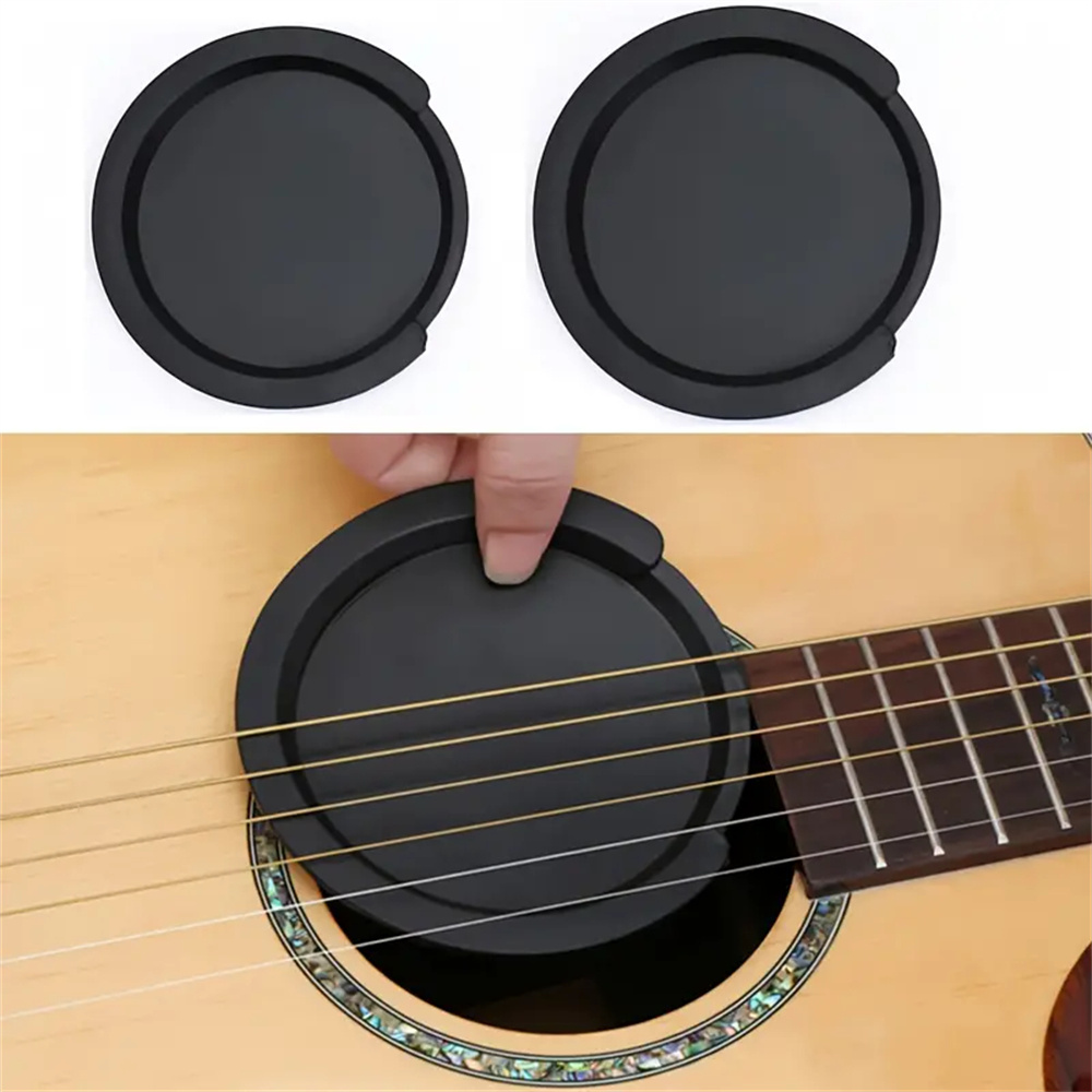 

Silicone Sound Hole Cover - Classical Acoustic Guitar Sound Hole Protection Cover, Used To - Guitar Accessories, 2 Sizes Stopper Parts