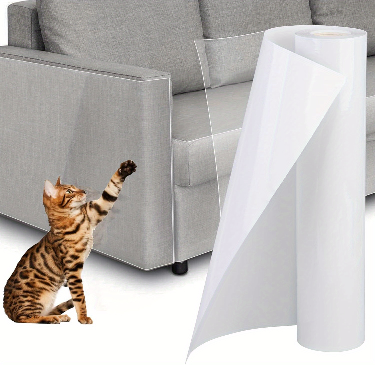 large roll design: anti cat scratch furniture protector Temu