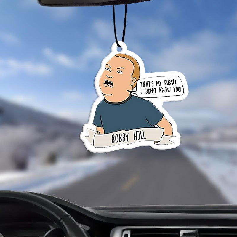 

Bobby Hill Car Aromatherapy Tablets: That's My Purse! I Don't Know You! - Wardrobe Air Fresheners, Perfumes, Rearview Mirror Hanging Decorations, Car Accessories Interior Pendants