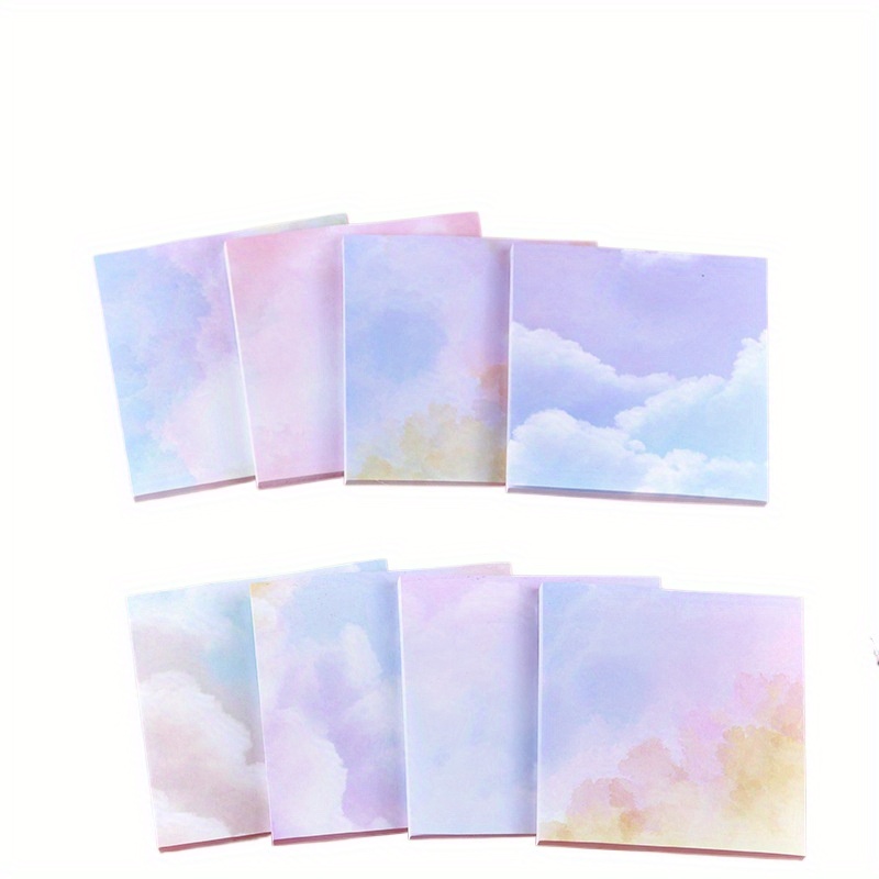 

3 Books/150 Sheets Set Of Creative And Gorgeous Starry Sticky Notes, Notebook, Hand Account Sticky Notes