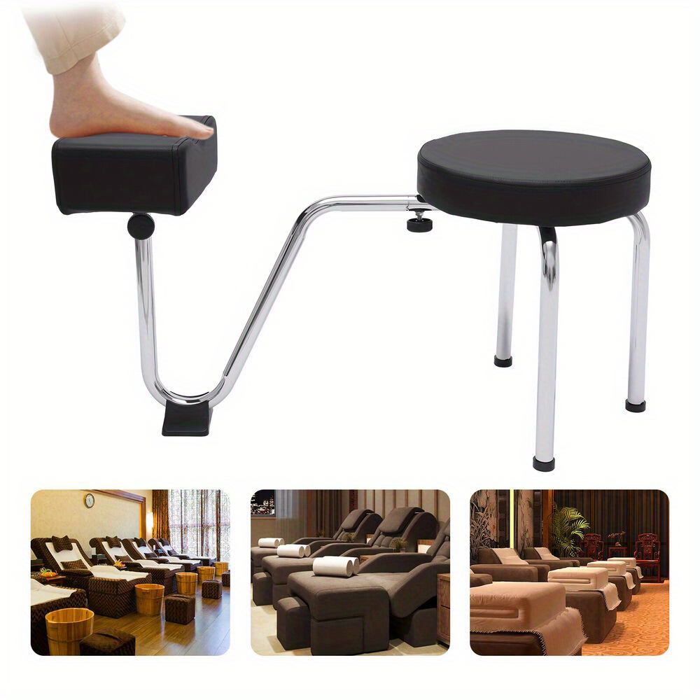Image of New Pedicure Manicure Chair Freestanding Footrest Beauty Nail Stool