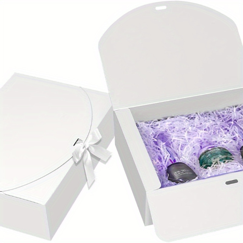 Kit Confezione Regalo Premium - Scatola Con Coperchio Magnetico, Sacchetto, Nastro E Luci LED Per Eventi Speciali - Foto 10
