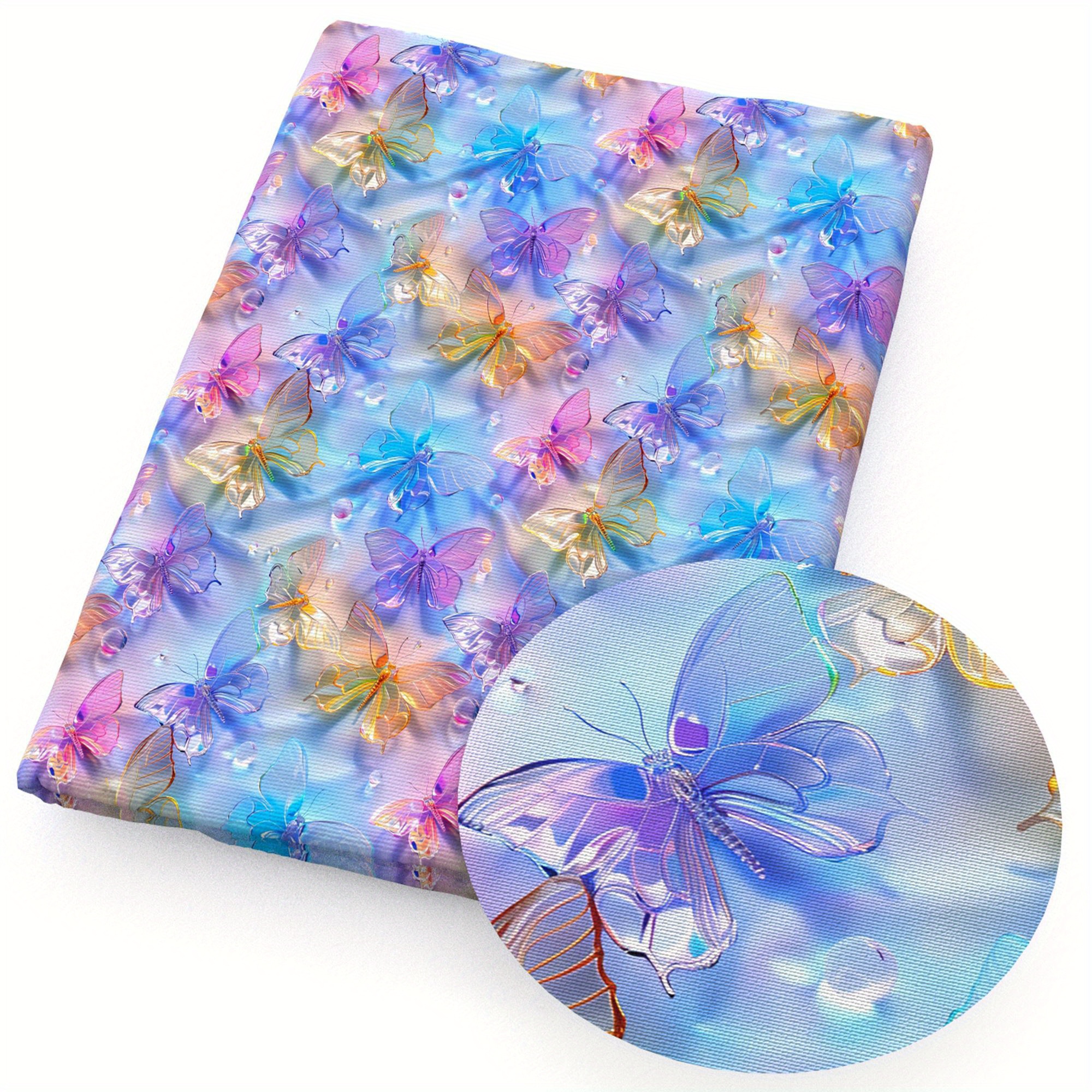 Image of 1pc 50x145cm 19.68x57in Polyester Precut Quilting Fabric Squares Sheets For Sewing Quilting Crafting Hand Sewing Wallet Fabric Stitching Suitable For Handcraft Lovers 110g /m²
