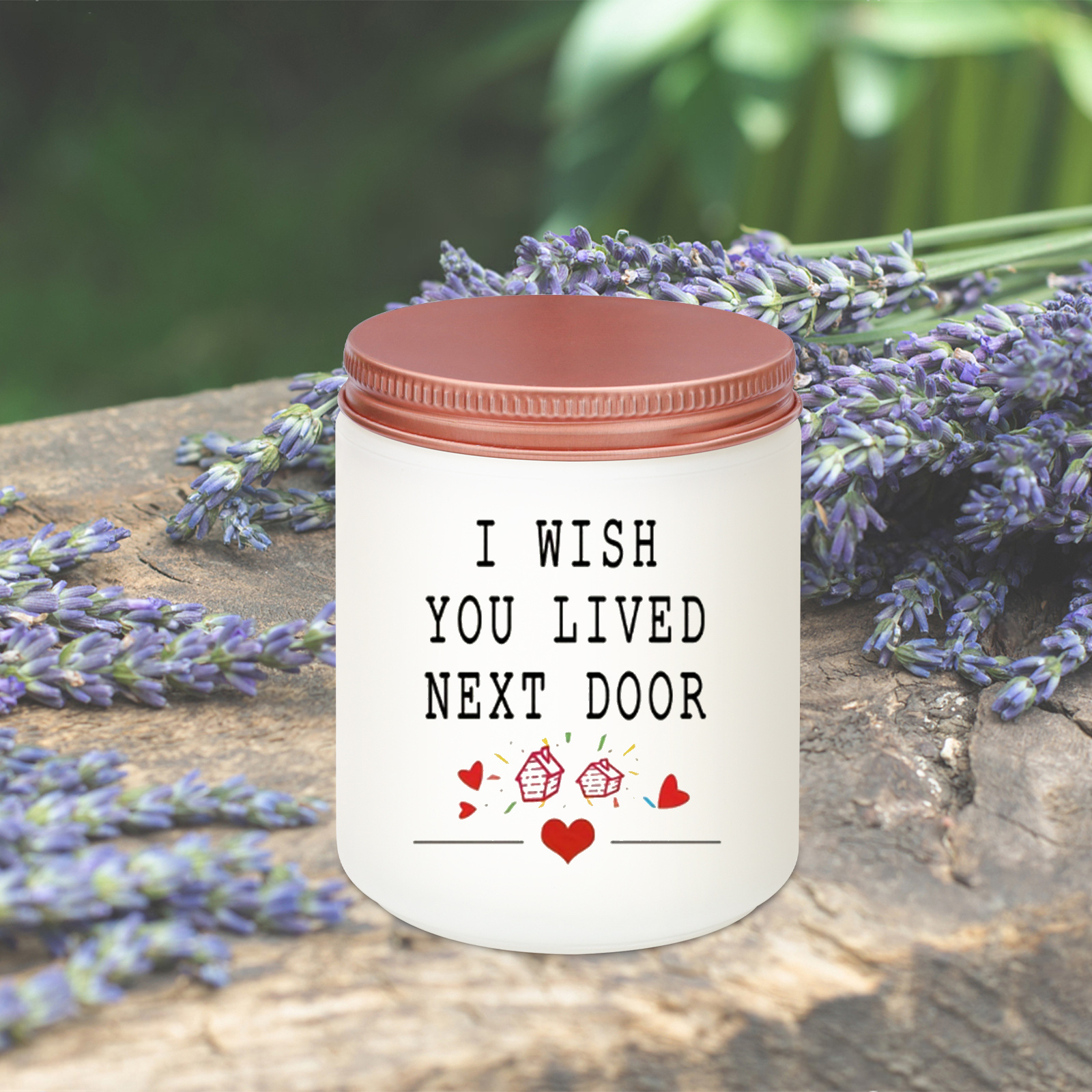 

Birthday Gifts For Women, Best Friend Birthday Gifts Ideas Candles Gifts For Women Friend Sister Neighbor Girlfriend - I Wish You Lived Next Door- Funny Strong Scented Candles Gifts For Home