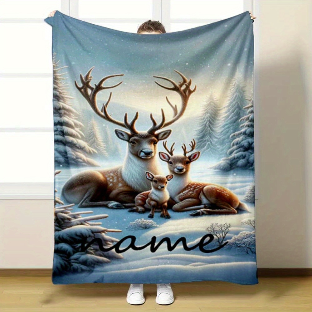 

Personalized Blanket – , Polyester, , , For Bedding, Sofa, And Camping