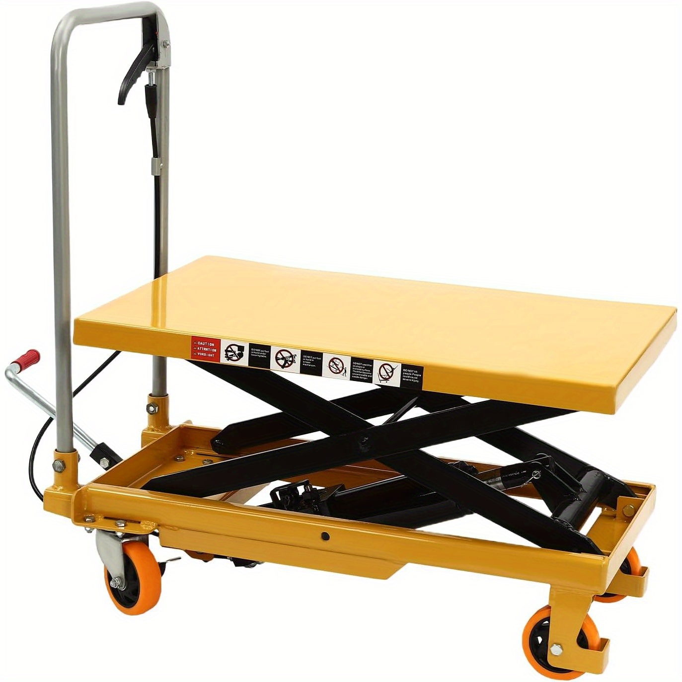 Scissor VEVOR Hydraulic Scissor Cart 1760 Manual Double