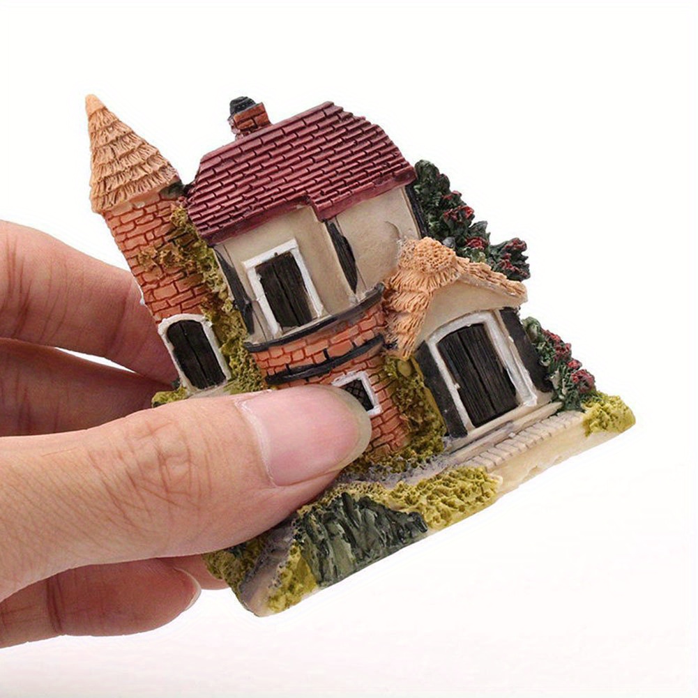 

1 Pc Miniature Fairy House Miniature Fairy Garden Micro Landscape Home Decor Resin Craft Decoration 2.56" X 1.77" X 3.07