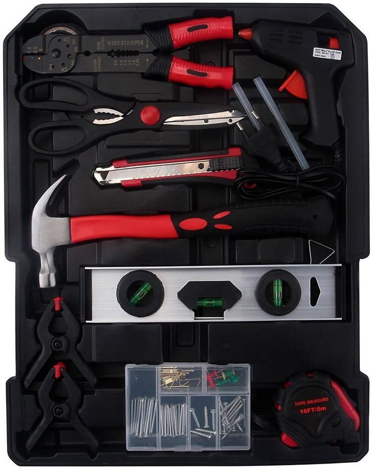 hi trolley case home tool set aluminum box trolley case wrench pliers socket set details 5