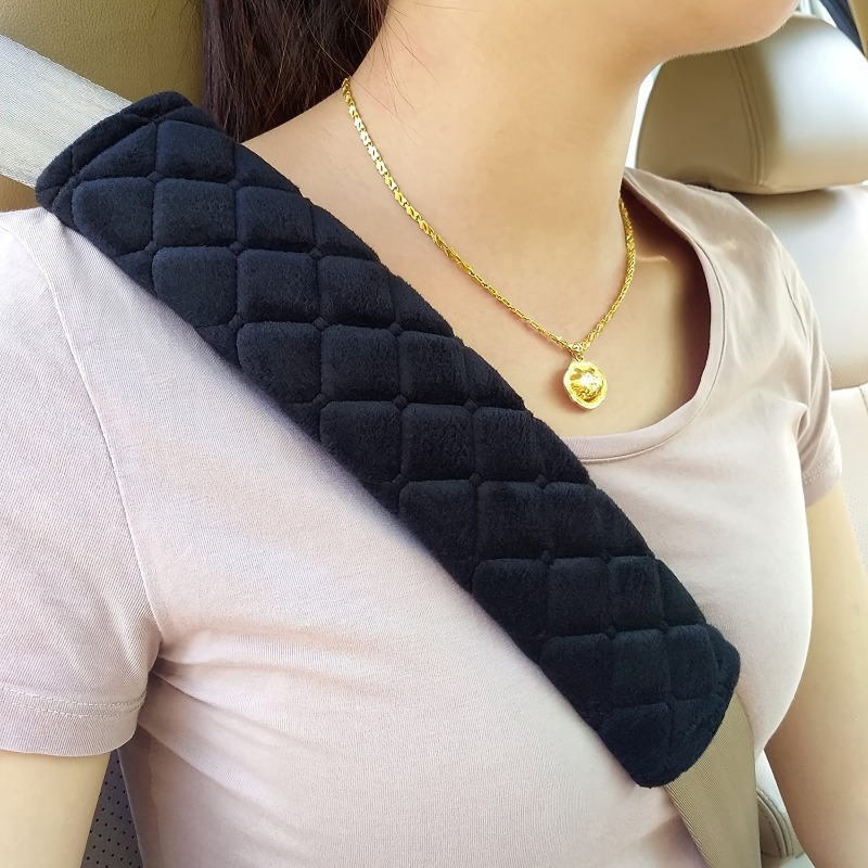 

Comfort Car Seat Belt Covers - Universal Fit, 2pcs Set, Premium Shoulder Pads For Smooth