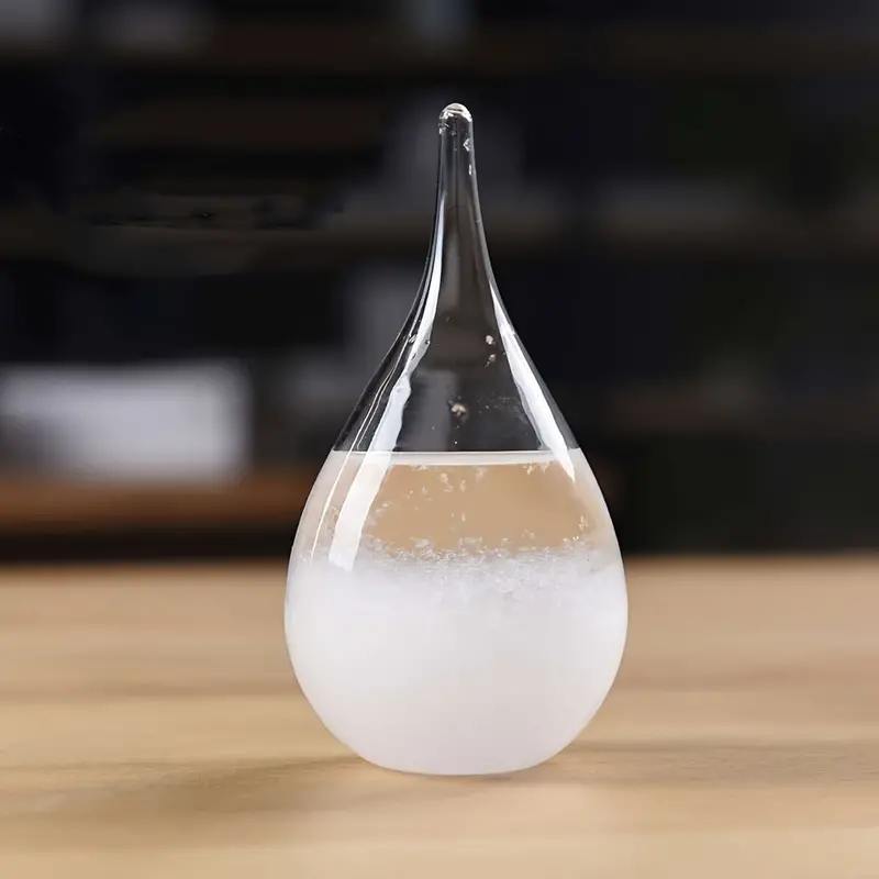 

Chic Weather Storm Glass Bottle - Perfect Desktop Decor & Gift For Weather Enthusiasts, Ideal For Valentine's Day