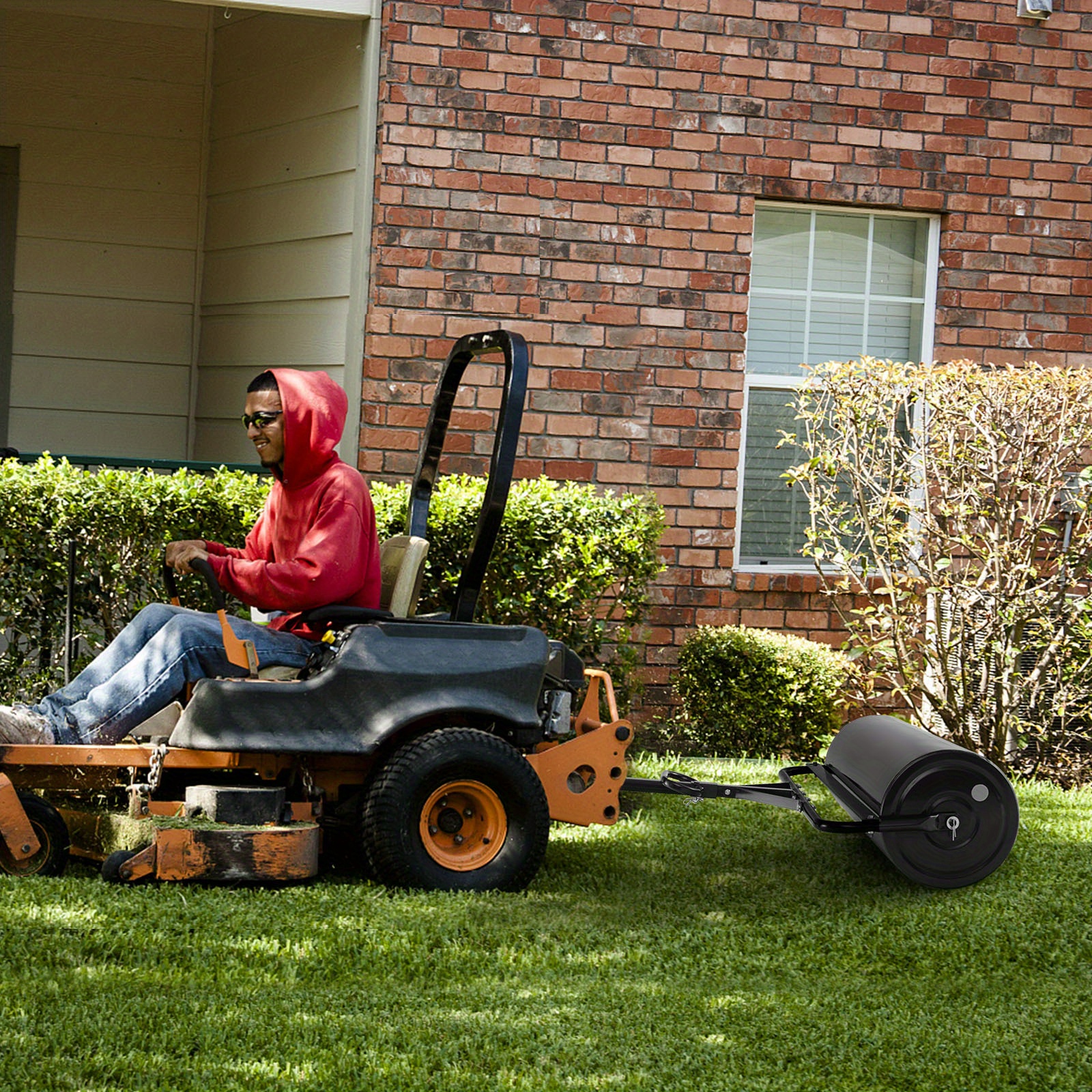 Lawn roller drum discount