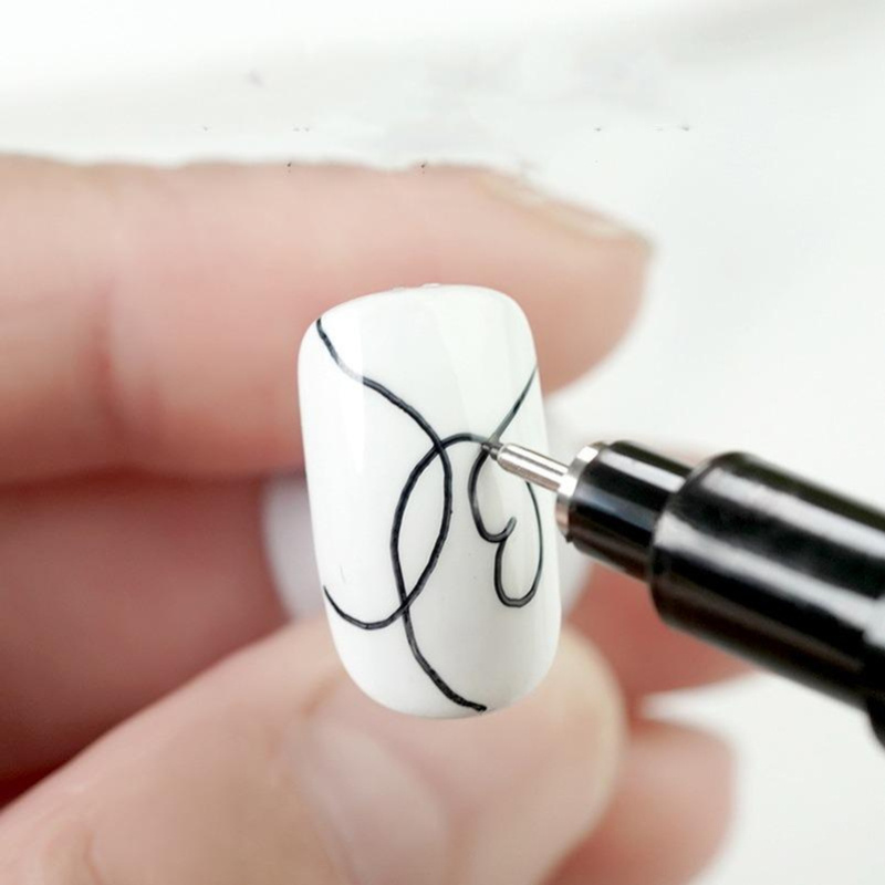 

Waterproof Graffiti Pen For Nail Art: Diy Flower And Abstract Lines Details - Nail Art Tools