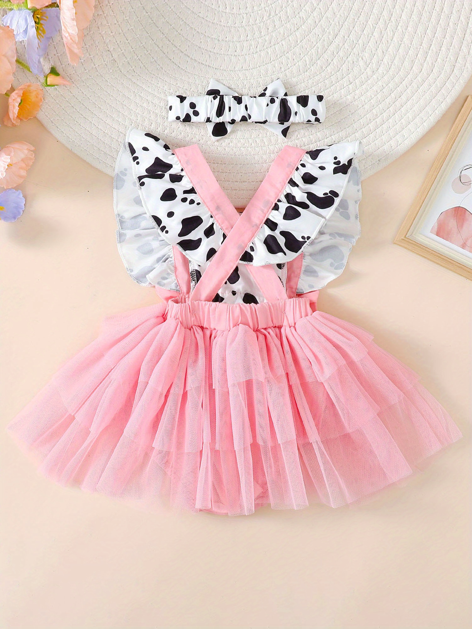 newborn baby girls western pink tutu ballet Temu