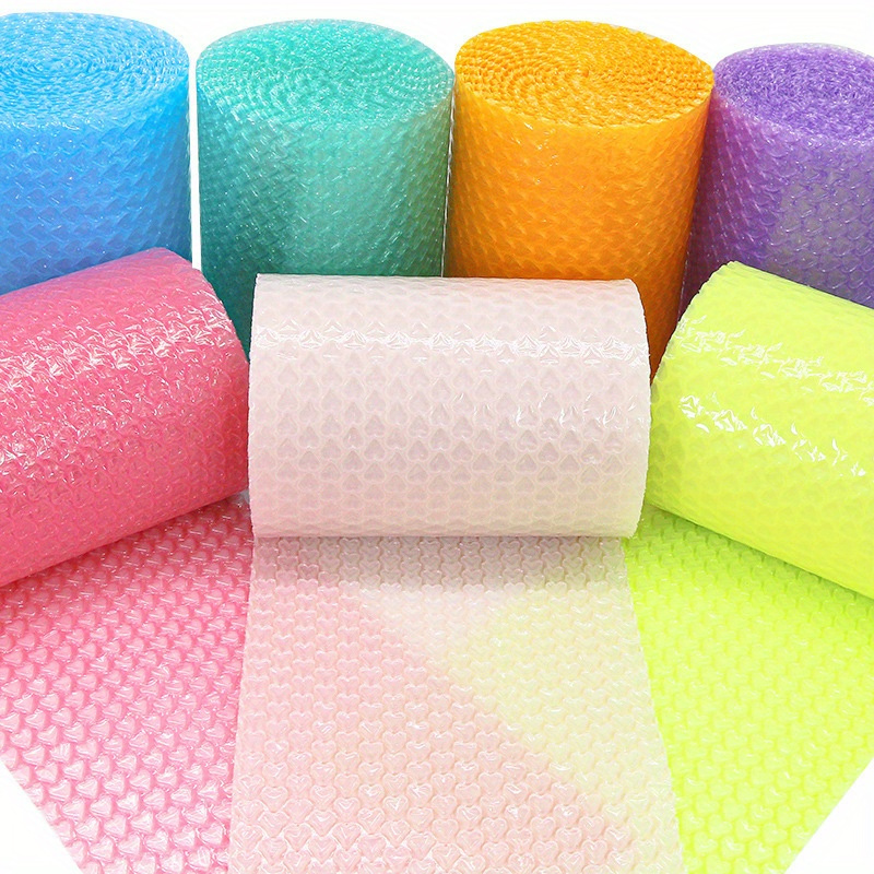 

1-pack Heart-shaped Plastic Protective Packaging Roll - Enhanced Cushion Foam For Safe Mailing, 500cm/196.85in