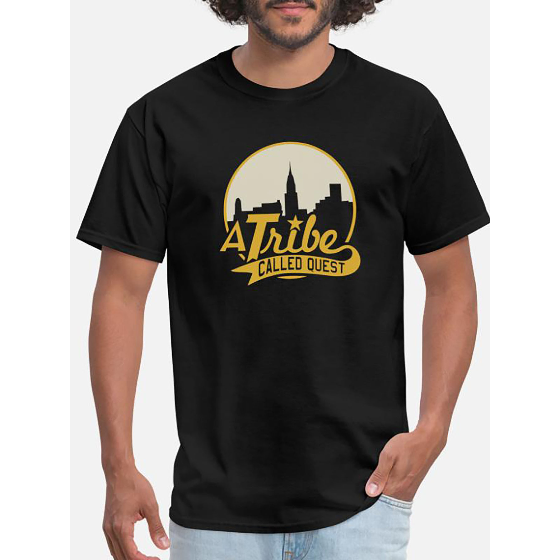 

A Gold Named Discovery Tribe-2013 Funny Men's Short Sleeve Pattern T-shirt Series Black