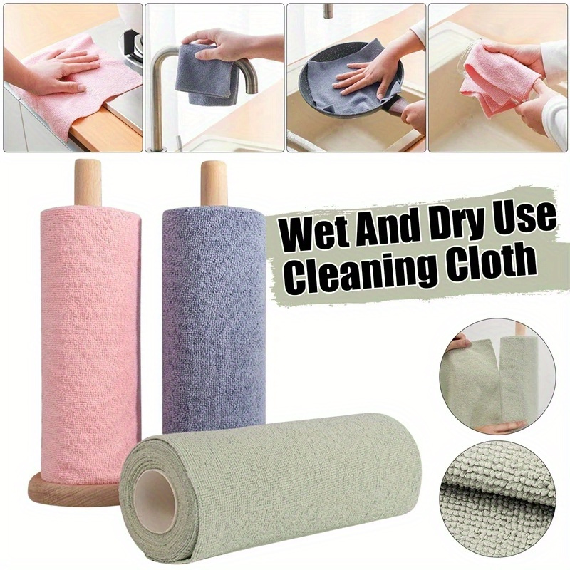 reusable kitchen cleaning cloths 20 pack of super   towel rolls   dishes pots and more suitable for outdoor and kitchen use details 0