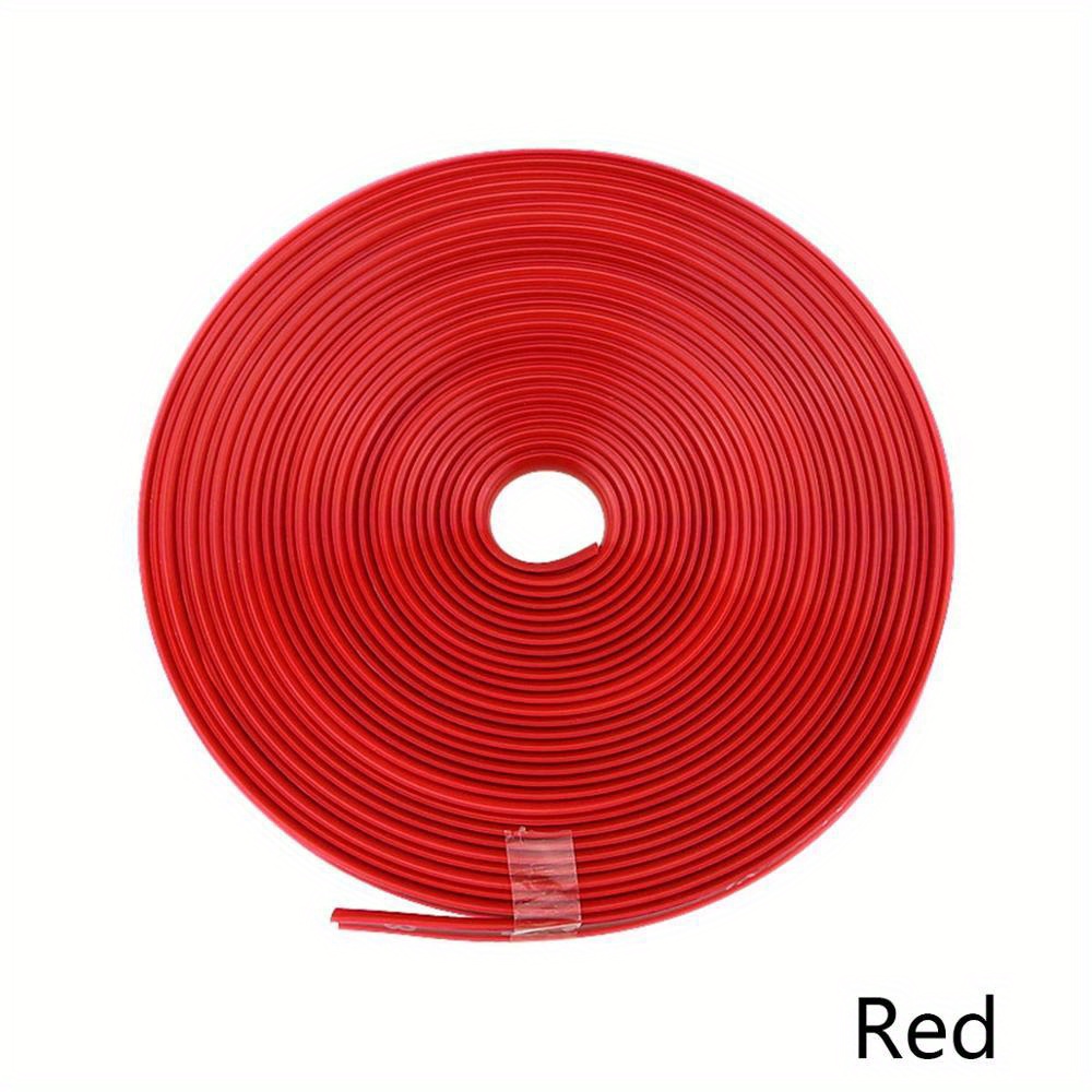 8m Universal Car Wheel Rim Protector: Durable, Flexible Rubber Strip – Stylish Scratch-protection And