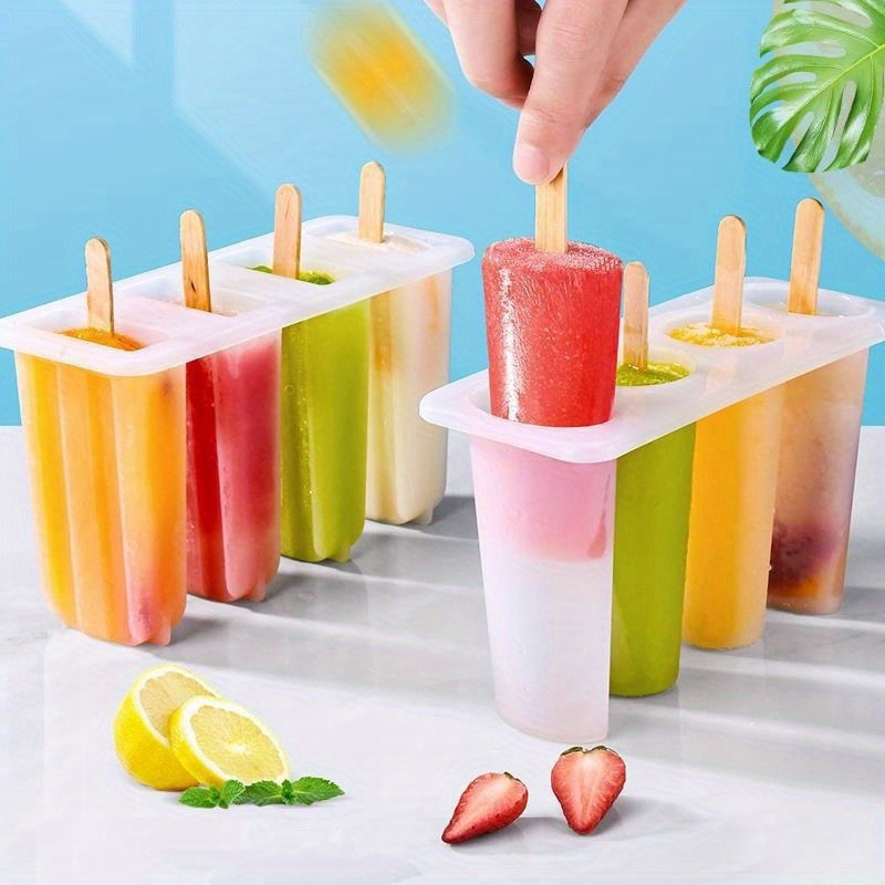 Diy Ice Cream Popsicle Mold Cover Kids' Fun Popsicle Maker - Temu