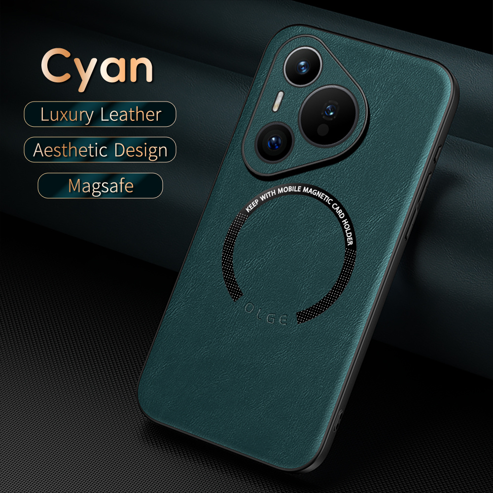 luxury PU leather phone case for HUAWEI P70 Ultra/P70pro+/P60pro/P50/P40 Support magnetic, Support car holder, protective, high-quality_voghion.com