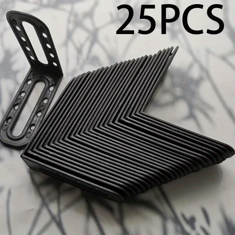 TEMU 25pcs Tile Corner Positioning And Leveling Clamp - An Outside Corner Fixing Tool For Tile Installation, Home Improvement And Craft Supplies