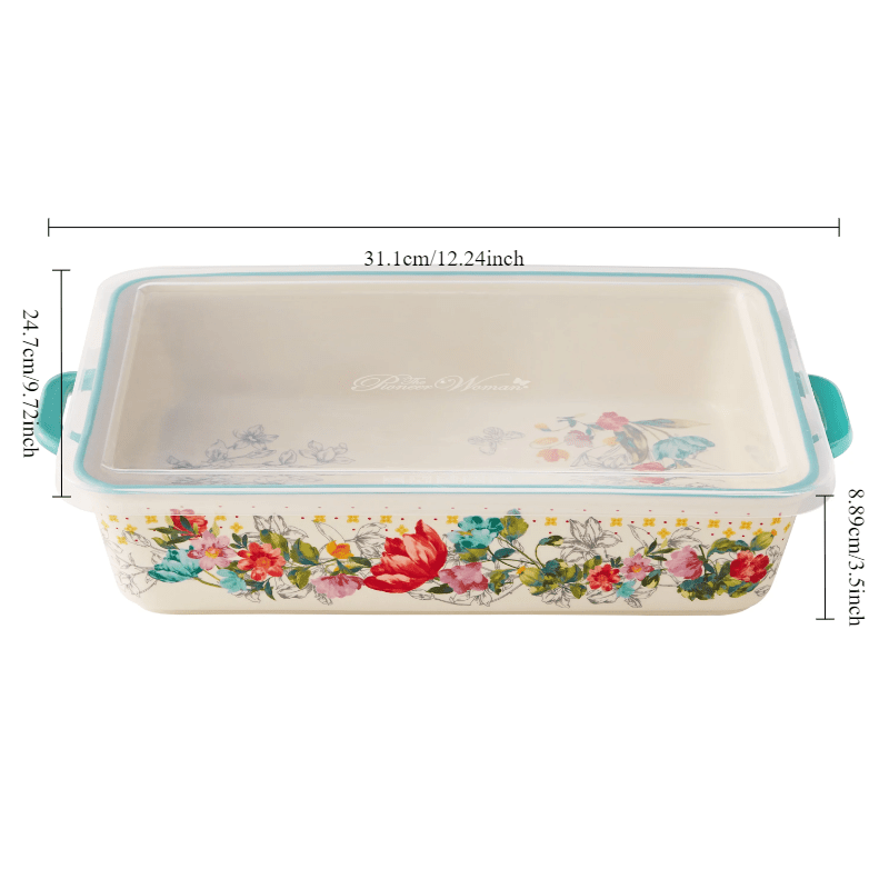 

9x13 Ceramic Baking Tray With Lid
