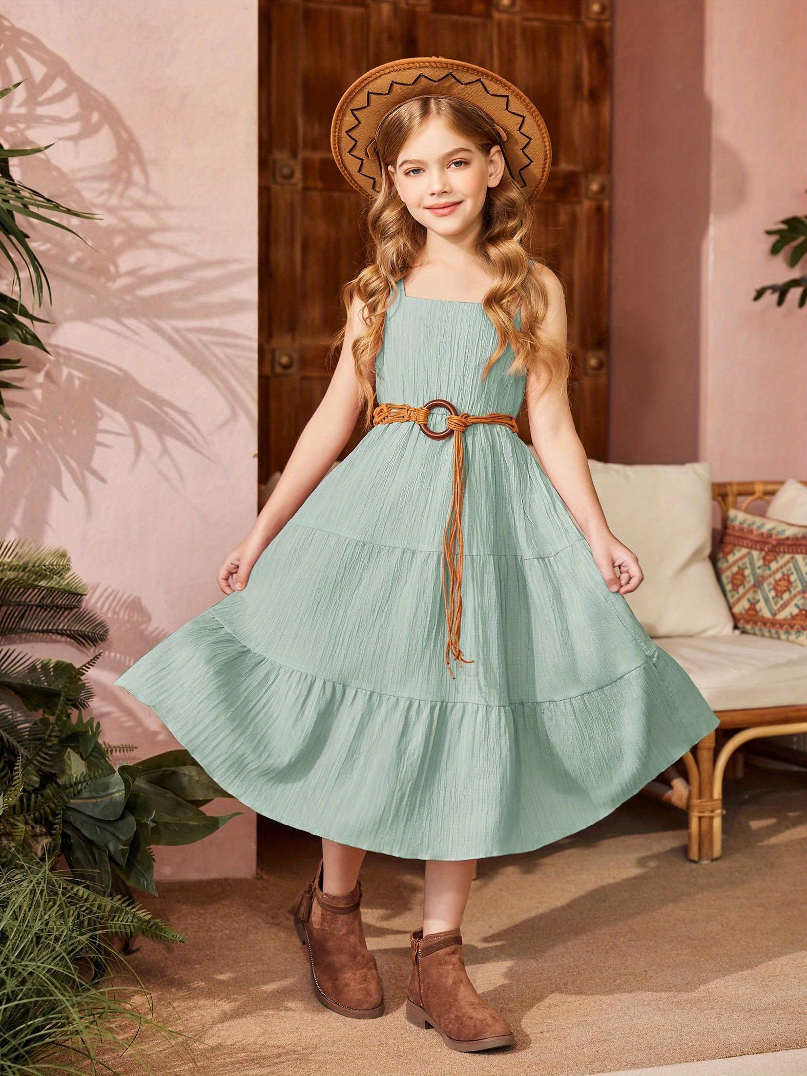 light green boho dress Eloa Boho Dress // Xuclar Tie Dye in Green main image 0