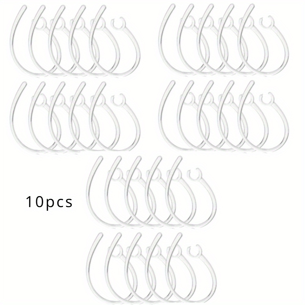 10pcs Fixed Ear Hook Hooks Sports Anti-fall Universal Earplugs Ear Caps Ear Hooks Ear Hooks Headphone Additions Suitable For Headphones
