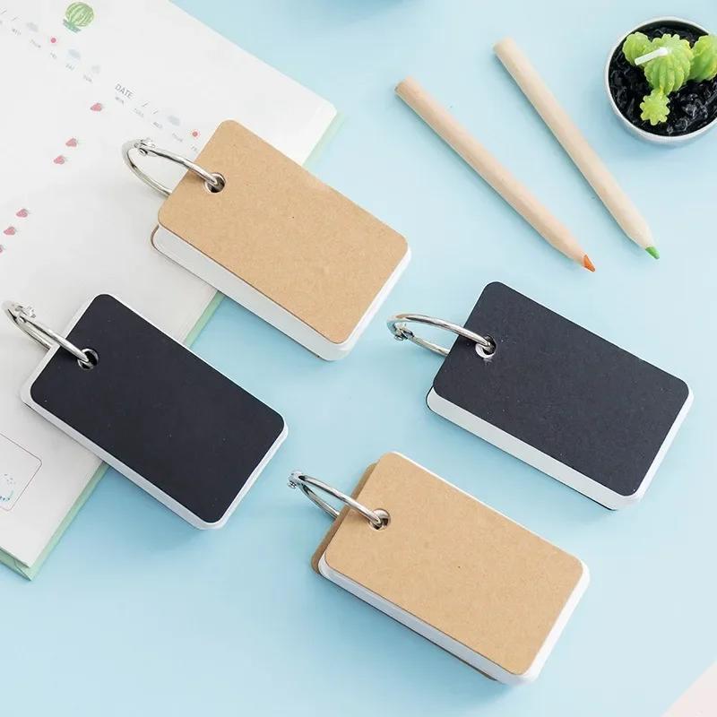 Adorable Blank Kraft Paper Memo Pads Binder Rings Perfect Temu