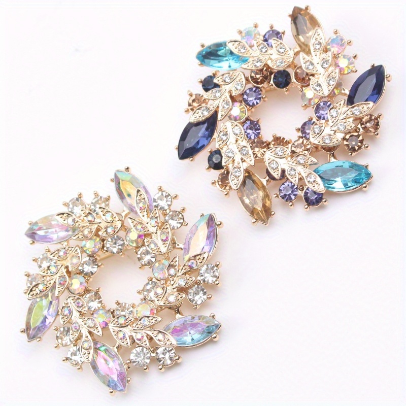 

Elegant Flower Brooch - Luxurious Pin For Coats & Suits, Anti-slip Design