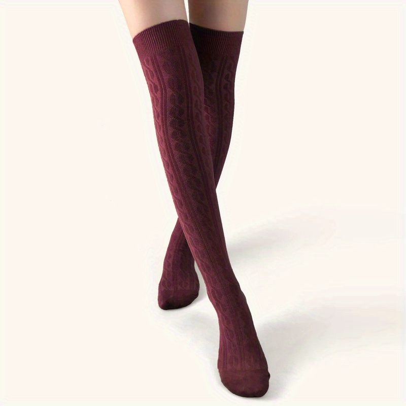 

's Over-the-knee Stockings - Striped, Thigh For &