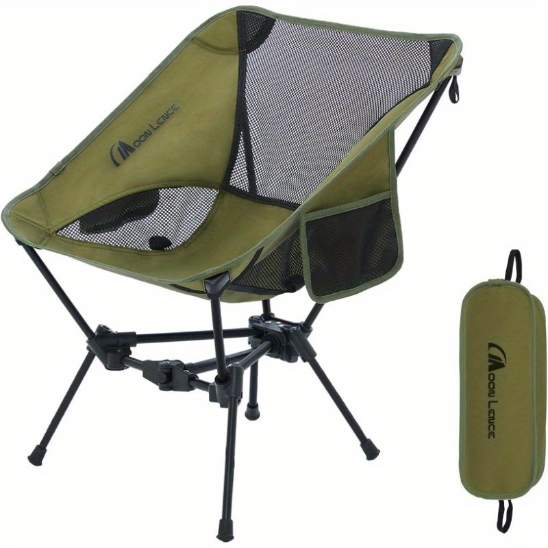 Portable Camping Chair Backpacking Chair - The Ultralight Folding Chair - Compact, Lightweight Foldable Chairs For Hiking Mountaineering Beach