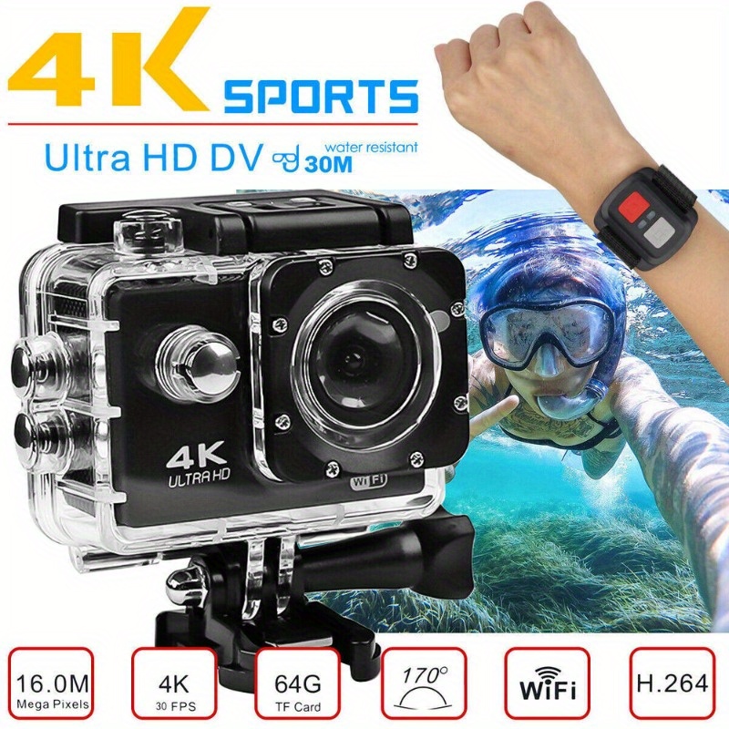 

4k Action Camera Sport Video Underwater Waterproof Camera