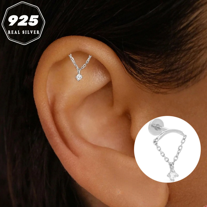 

And Ins S925 Piercing Ear Jewelry 0.5g/0.02oz