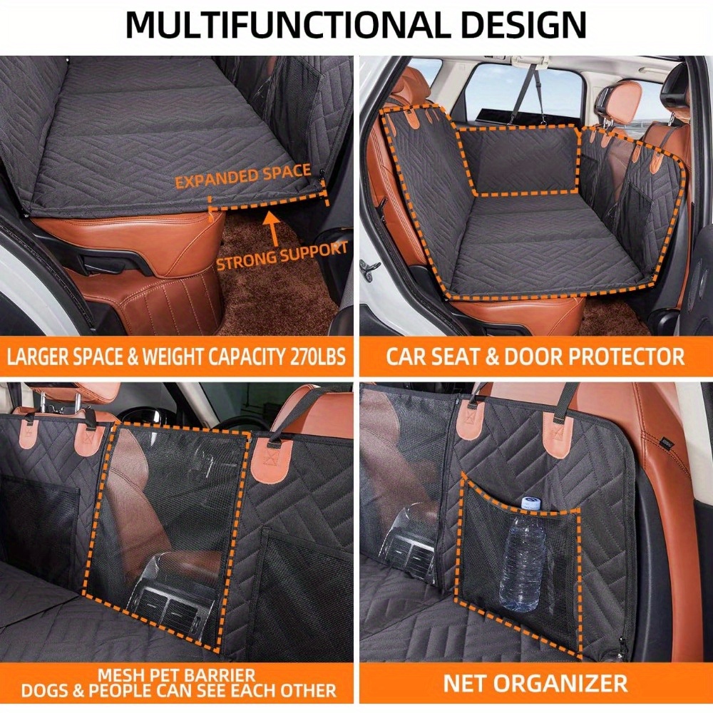 back seat extender dog car seat cover camping air mattress Temu
