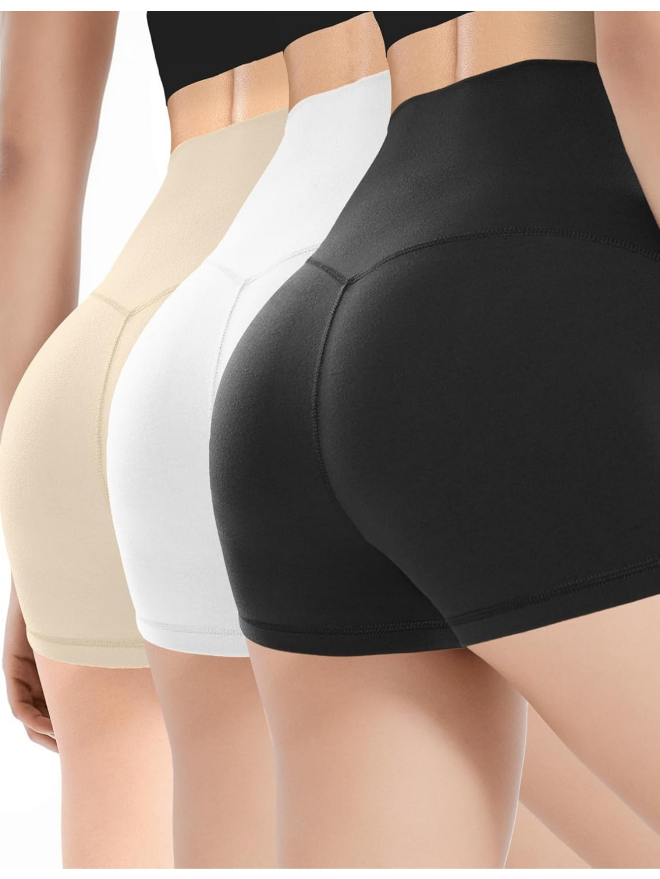 3 pack spandex shorts women 2 5 inch slip shorts dress yoga - Temu