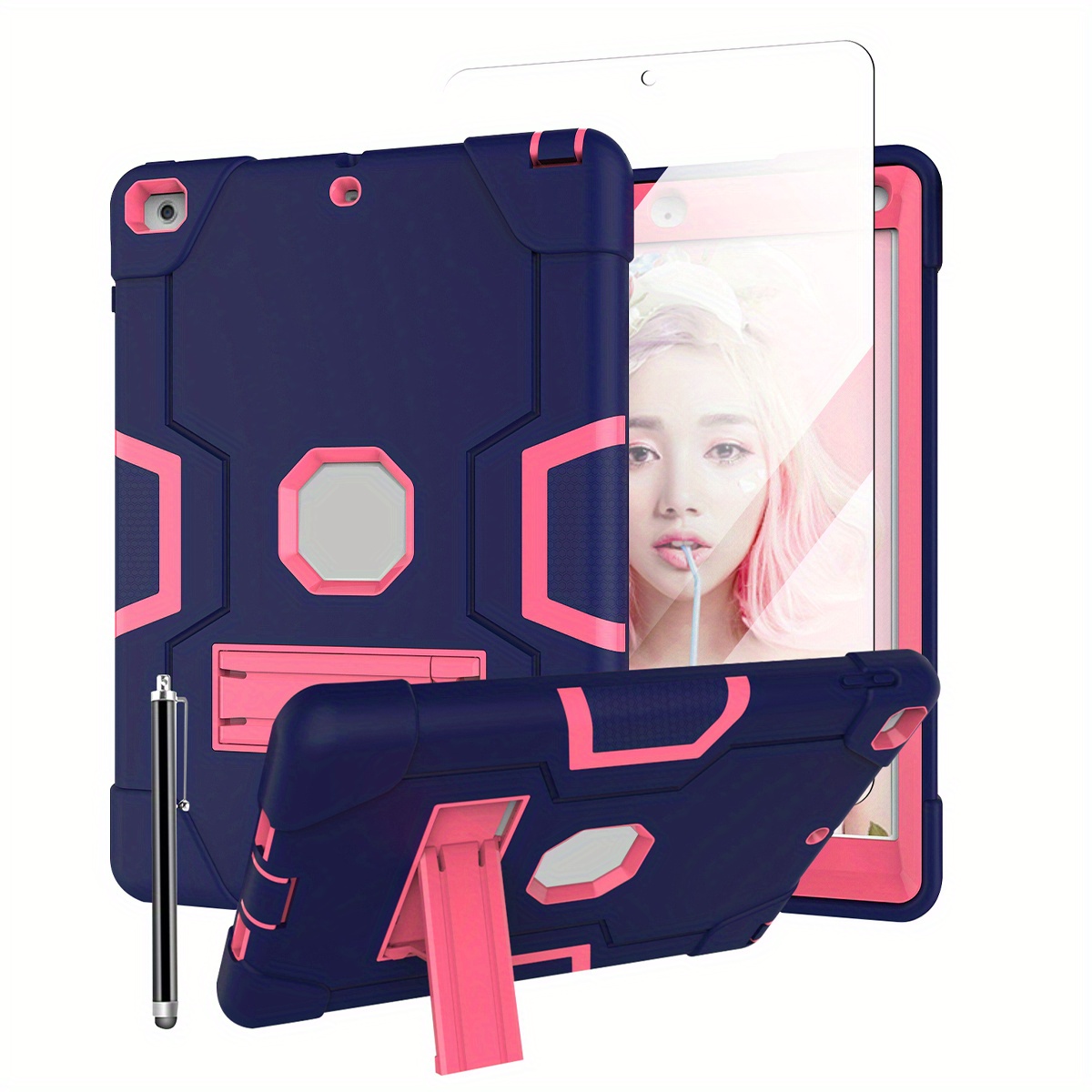 

For Ipad 6th/ipad 5th 9. 7 , Duty Shockproof Stand+plastic