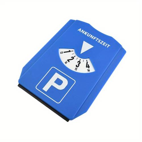 1 2 pcs r with ice scraper function suitable for cars motorcycles driveways private parking lots easy to read time display tool simple and stylish temporary parking sign portable car tool parking aid portable snow
