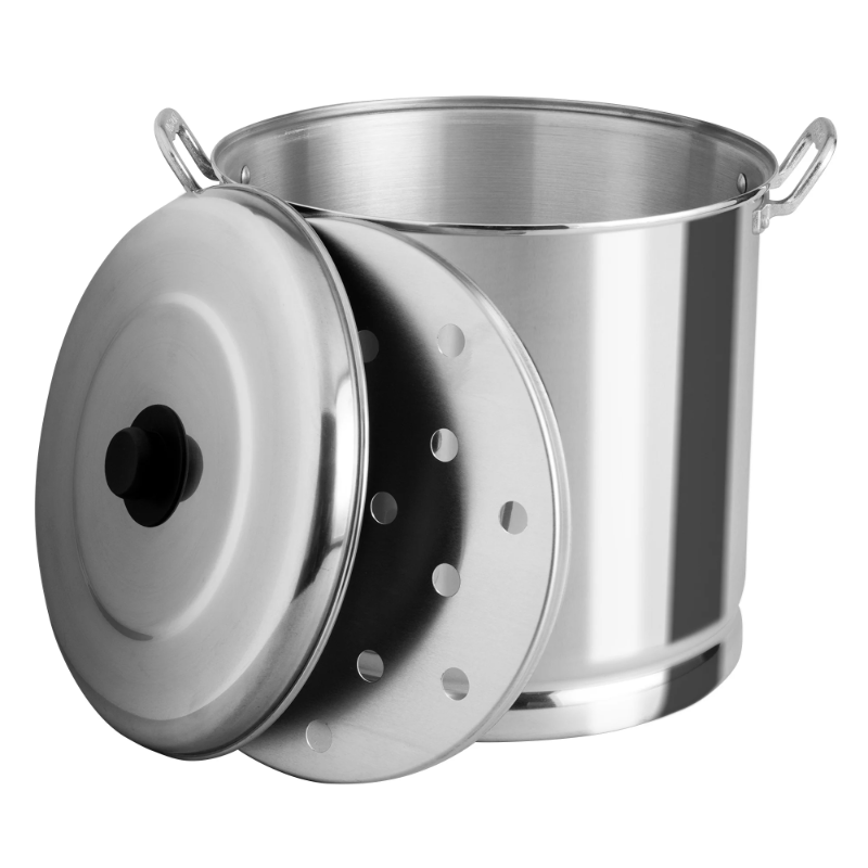 

16-quart Steamer, Aluminum Lid, Silver, All Aluminum
