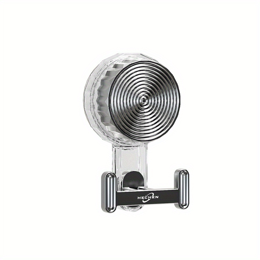 1pc Powerful Suction Cup Hook, No Punch Hole Installation, Bathroom Room, Non-marking Rotation Adhesive Storage Small Items, Towel Hook