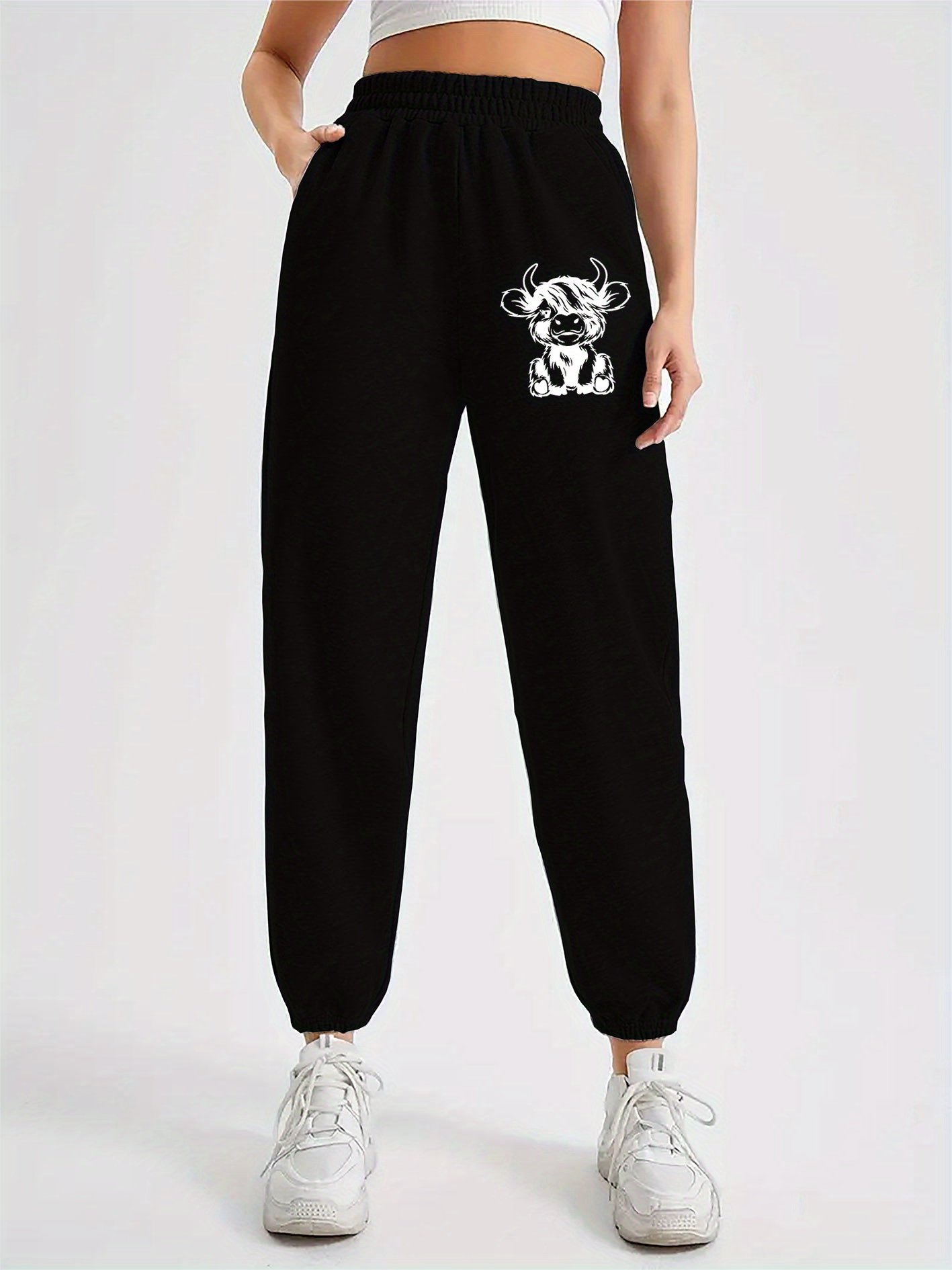 Cow Print Pants United