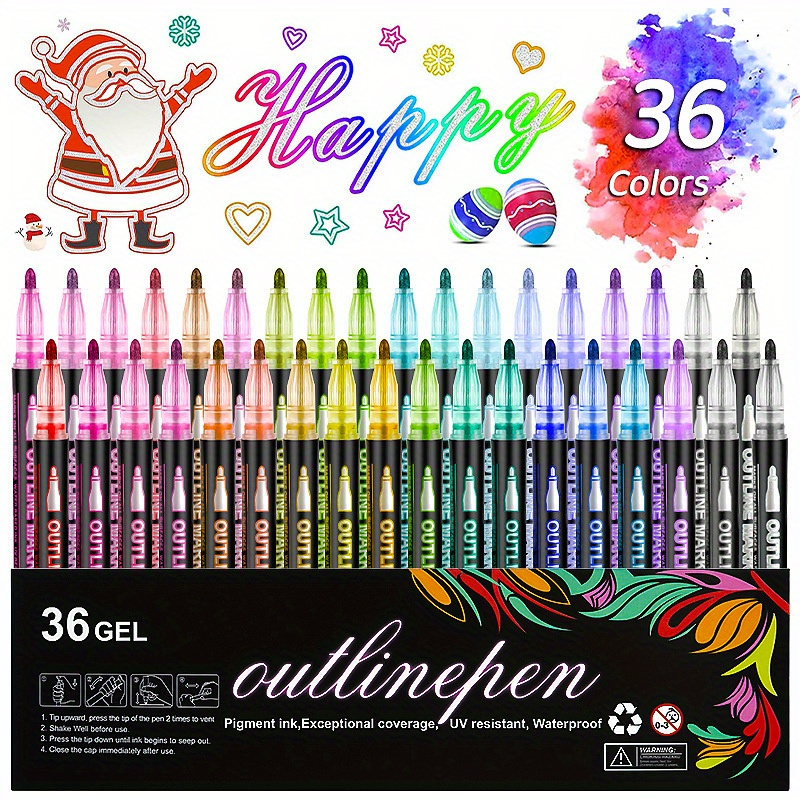 

36- Set Double- Pen Dream Pen Metal Diy Fluorescent