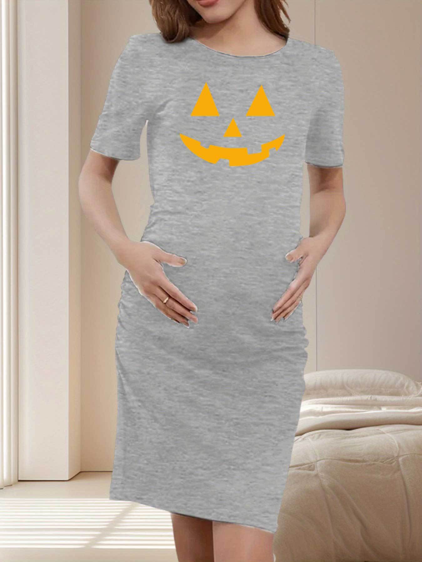 grappige pompoen gezicht zwangerschapsjurk rekbare - Temu Netherlands, image size:800x1067