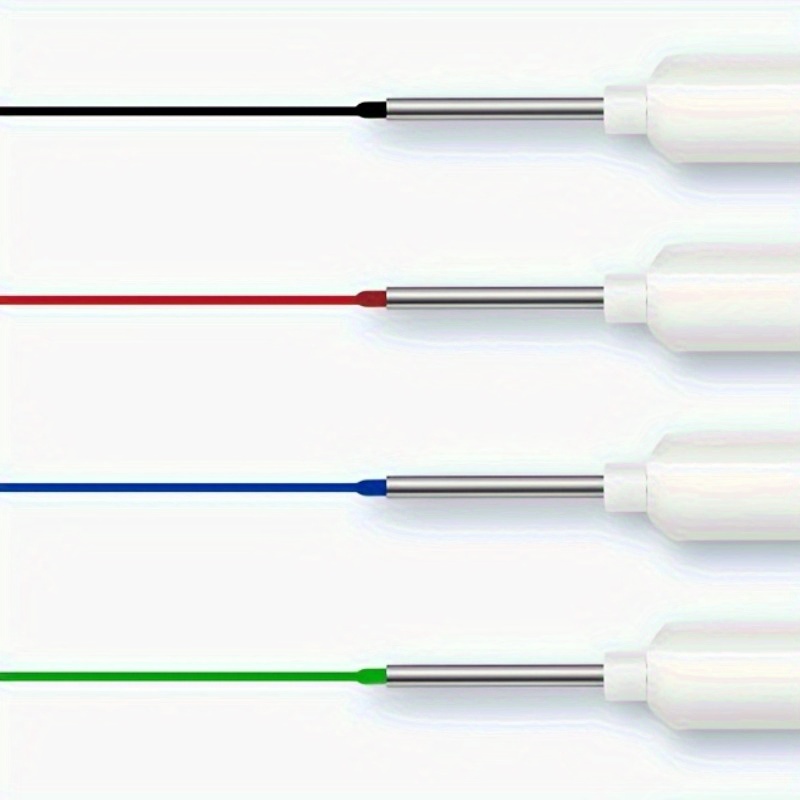 12pcs Precision Deep Hole Markers - 20mm Long Nib, Waterproof Ink Pens for Woodworking, Metal & Plastic - Red, Blue, Green, Black