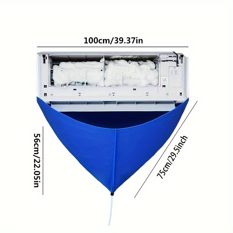 Efficient and High-Quality Split AC Cleaning Kit: Spill-Free, Easy-Clean Bag with Water Pipe for All Models