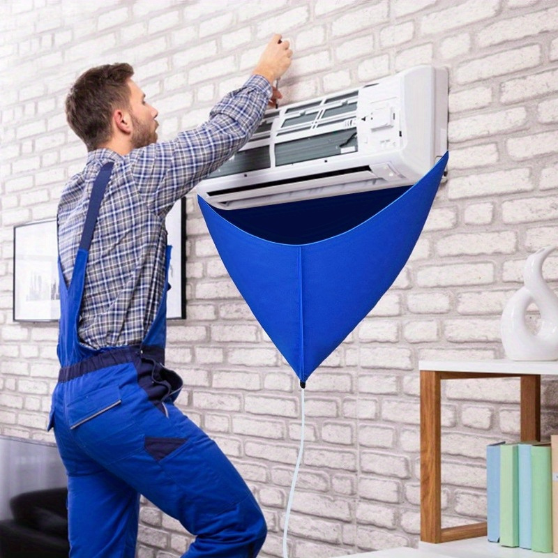 Efficient and High-Quality Split AC Cleaning Kit: Spill-Free, Easy-Clean Bag with Water Pipe for All Models