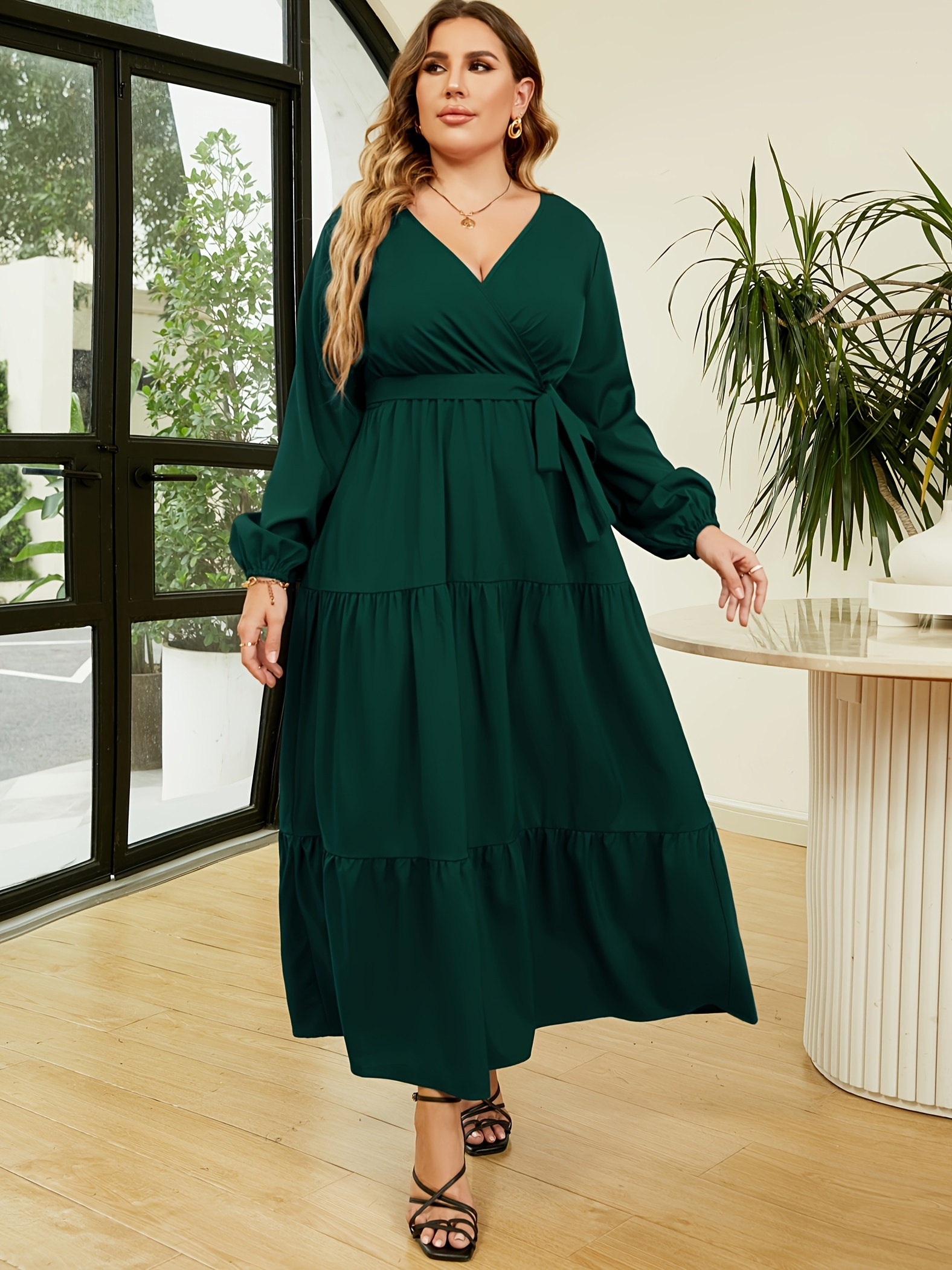 midi plus size boho dress Nobody's Child Plus Adley boho midi dress in navy