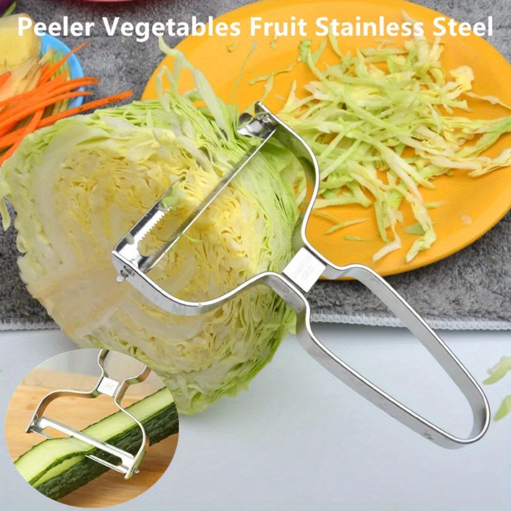 

1pc, Stainless Steel Vegetable And Peeler, Cabbage , , Salad Grater, Kitchen Supplies, Kitchen Accessories